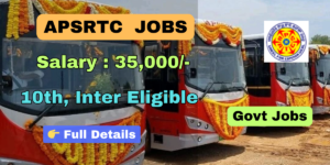 Latest Jobs in APSRTC